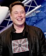 Tesla Event Elon Musk Leather Jacket