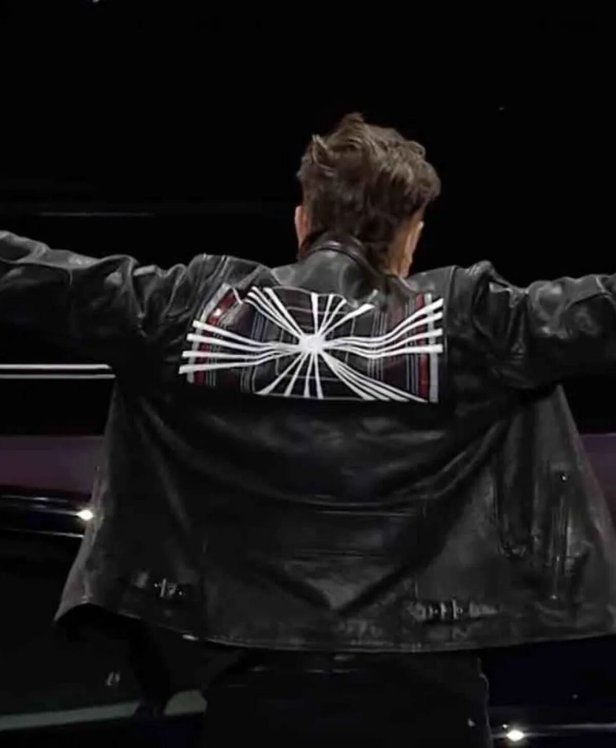 Tesla Event Elon Musk Leather Jacket