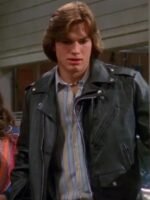 That 70s Show Ashton Kutcher Leather Moto Jacket