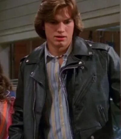 That 70s Show Ashton Kutcher Leather Moto Jacket