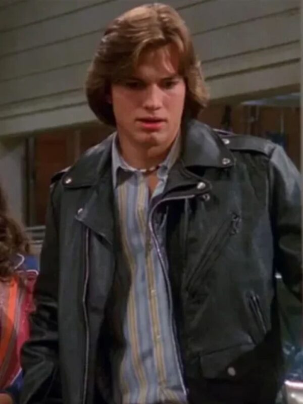 That 70s Show Ashton Kutcher Leather Moto Jacket