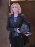 The 100 S07 Clarke Griffin Black Biker Leather Jacket