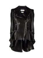 The 100 S07 Clarke Griffin Black Biker Leather Jacket