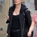 The 355 Mason Mace Biker Black Leather Jacket