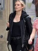 The 355 Mason Mace Biker Black Leather Jacket