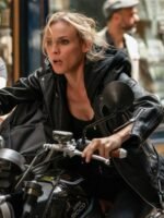 The 355 Mason Mace Biker Black Leather Jacket