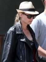 The 355 Mason Mace Biker Black Leather Jacket