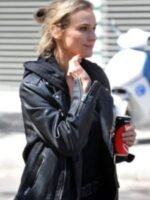 The 355 Mason Mace Biker Black Leather Jacket
