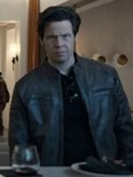 The Afterparty Brett Biker Black Leather Jacket