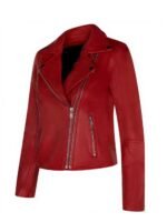 The Afterparty S1 E8 Zoe Chao Brown Leather Jacket