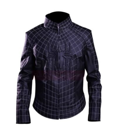The Amazing Spider Man 2 Black Leather Jacket