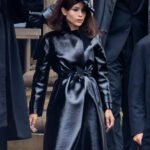 The Batman 2022 Selina Kyle Catwoman Black Leather Coat