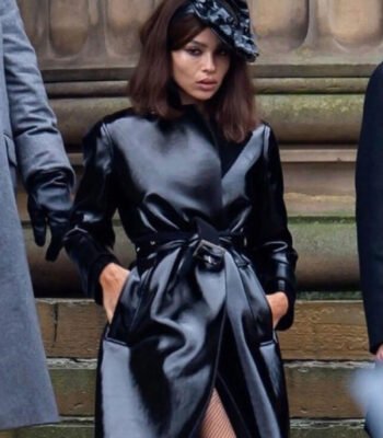 The Batman 2022 Selina Kyle Catwoman Black Leather Coat