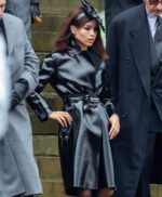 The Batman 2022 Selina Kyle Catwoman Black Leather Coat