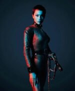The Batman 2022 Selina Kyle Catwoman Black Leather Jacket