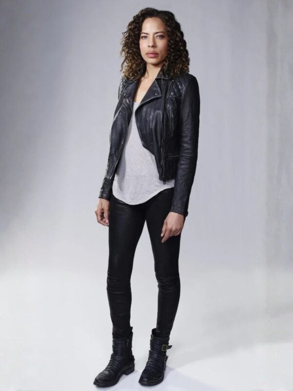 The Blacklist Redemption Nez Rowan Biker Leather Jacket