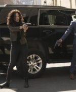 The Blacklist S03 Nez Rowan Green Leather Jacket