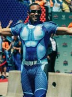 The Boys S02 A-Train Blue Leather Jacket