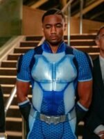 The Boys S02 A-Train Blue Leather Jacket