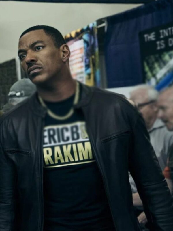 The Boys Season 04 Jessie T. Usher Black Leather Jacket