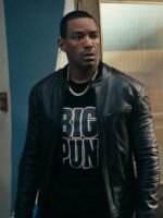 The Boys Season 04 Jessie T. Usher Black Leather Jacket