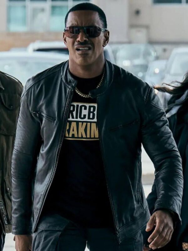 The Boys Season 04 Jessie T. Usher Black Leather Jacket