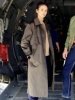 The Bricklayer 2024 Nina Dobrev Trench Coat