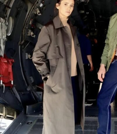 The Bricklayer 2024 Nina Dobrev Trench Coat