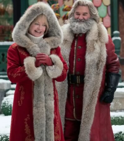 The Christmas Chronicles 2 Mrs. Claus Red Fur Collar Coat