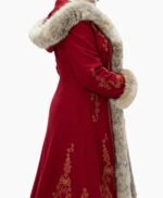 The Christmas Chronicles 2 Mrs. Claus Red Fur Collar Coat
