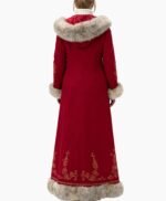 The Christmas Chronicles 2 Mrs. Claus Red Fur Collar Coat