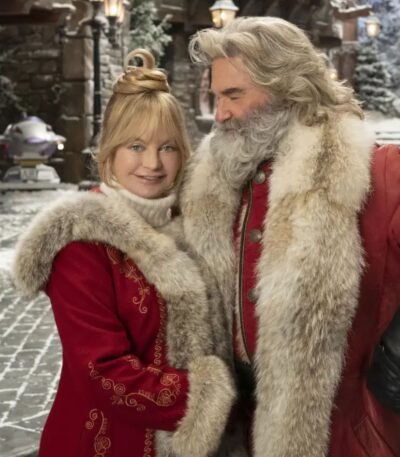 The Christmas Chronicles 2 Mrs. Claus Red Fur Collar Coat