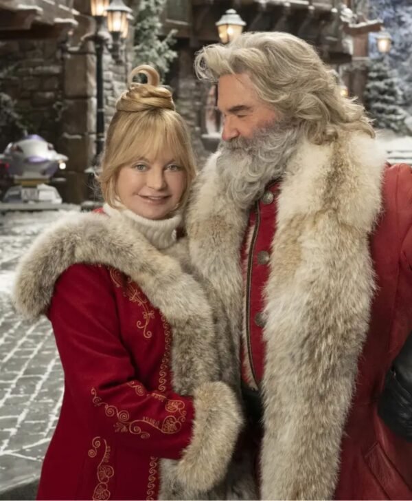 The Christmas Chronicles 2 Mrs. Claus Red Fur Collar Coat