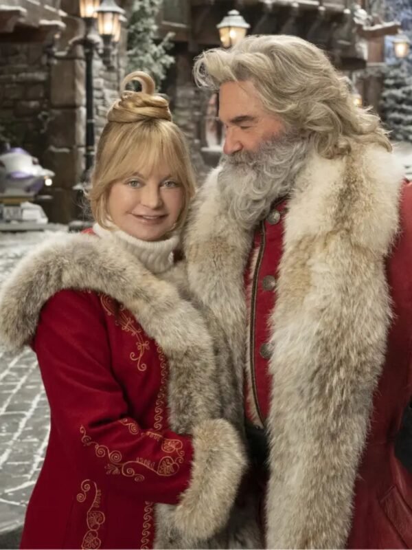 The Christmas Chronicles 2 Mrs. Claus Red Fur Collar Coat