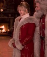 The Christmas Chronicles 2 Mrs. Claus Red Fur Collar Coat