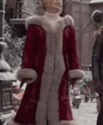 The Christmas Chronicles 2 Mrs. Claus Red Fur Collar Coat