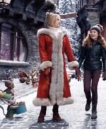 The Christmas Chronicles 2 Mrs. Claus Red Fur Collar Coat