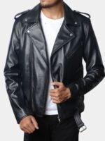 The Devil Conspiracy 2022 Joe Doyle Leather Coat