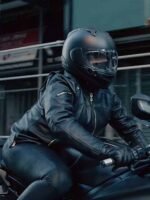 The Equalizer 2021 Robyn McCall Leather Biker Jacket