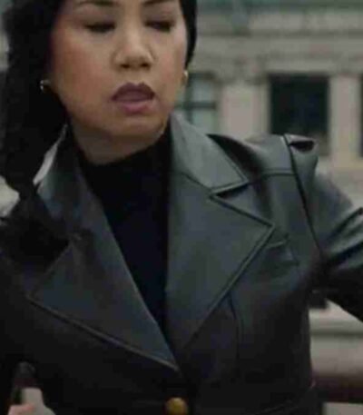 The Equalizer Mel Melody Bayani Black Leather Jacket