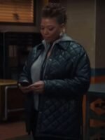 The Equalizer Queen Latifah S01 EP07 Black Quilted Jacket