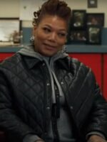 The Equalizer Queen Latifah S01 EP07 Black Quilted Jacket