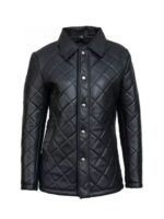 The Equalizer Queen Latifah S01 EP07 Black Quilted Jacket