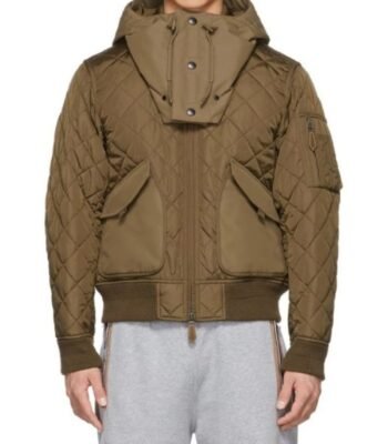 The Equalizer Robyn McCall S02 Quilted Brown Hooded Jacket