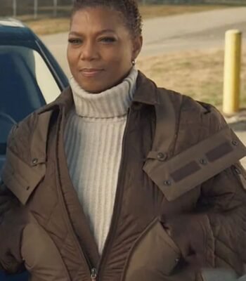 The Equalizer Robyn McCall S02 Quilted Brown Hooded Jacket