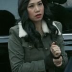 The Equalizer S02 Mel Cropped Fur Collar Green Jacket