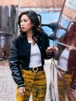 The Equalizer S02 Melody Bayani Black Cropped Jacket