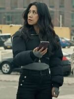 The Equalizer S03 Liza Lapira Black Puffer Jacket