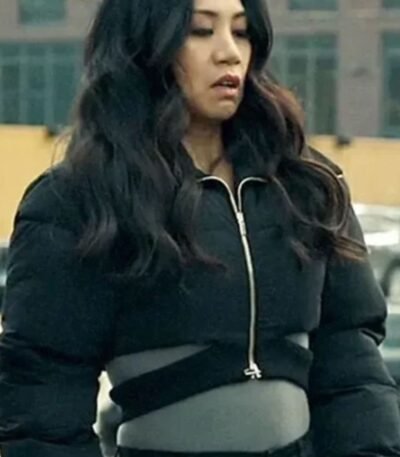 The Equalizer S03 Liza Lapira Black Puffer Jacket