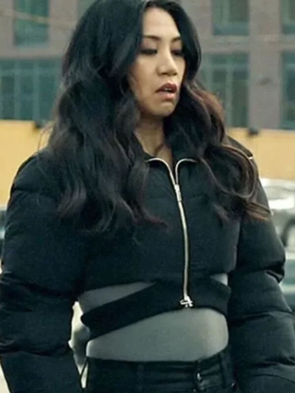 The Equalizer S03 Liza Lapira Black Puffer Jacket